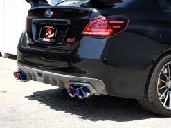 aFe Subaru WRX/STi 15-21 H4-2.0/2.5L Takeda 3in to 2-1/2in Stnlss Cat-Back Exhaust w/ Blue Flame Tip - Image 4
