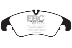Alternative view of EBC 11 Audi A6 2.0 Turbo Yellowstuff Front Brake Pads