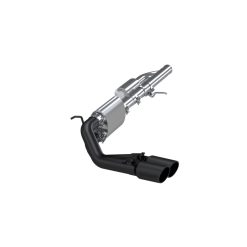Alternative view of MBRP 09+ Chevrolet Silverado 1500 3in Cat Back Pre-Axle Dual Outlet w/ 4in Tip - Black