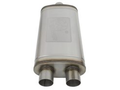 aFe MACH Force-Xp Muffler 3 IN ID Center/Dual-Outlet x 11 IN W x 6 IN H x 22 IN L - Oval Body - Image 3