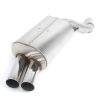 Dinan 97-03 BMW 540i (E39) w/Standard Bumper Free Flow Axleback Exhaust - Polished Tips