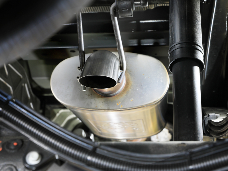 aFe 23-25 GM Colorado/Canyon L4-2.7L (t) ROCK BASHER 3 IN 409 Stainless Steel Cat-Back Exhaust - Image 5