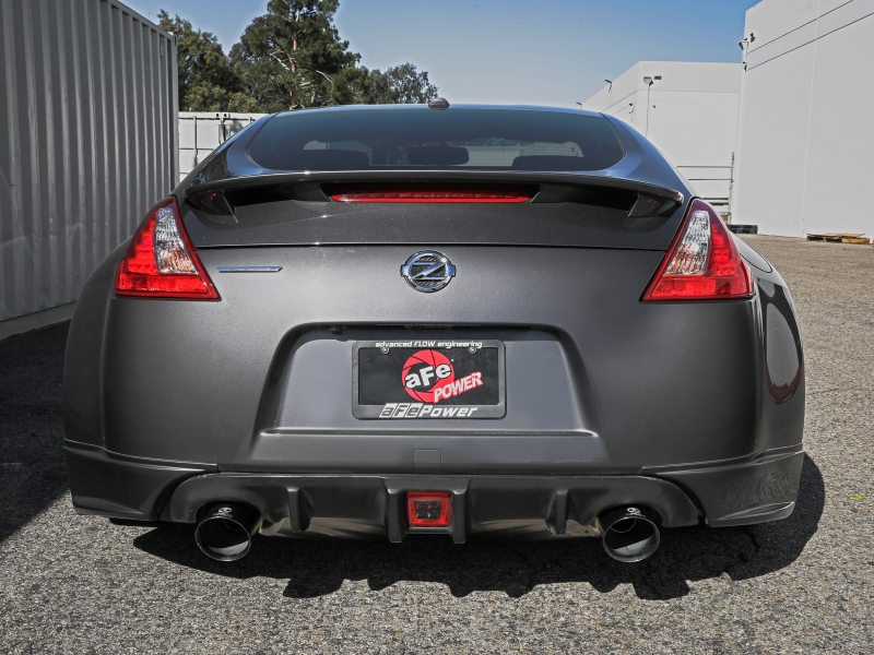 aFe Takeda Cat-Back Exhaust System Nissan 370Z 09-20 V6-3.7L- Black Tip - Image 4