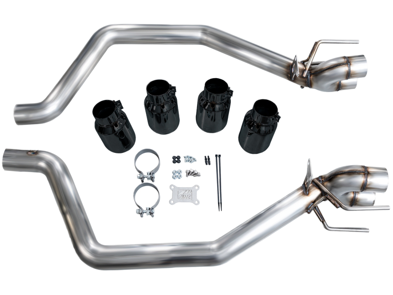 AWE Tuning C6 Chevrolet Corvette Z06/ZR1 Track Edition Axle-Back Exhaust w/ Diamond Black Tips - Image 10
