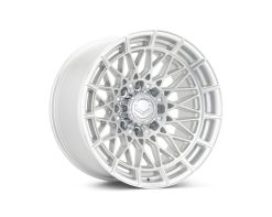 Vossen HFX-3 24x12 - 8x165.1 - ET44 - Ultra Deep Face - 125.1 - Silver Polished Wheel