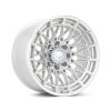 Vossen HFX-3 20x10 - 8x165.1 - ET18 - Super Deep Face - 125.1 - Silver Polished Wheel
