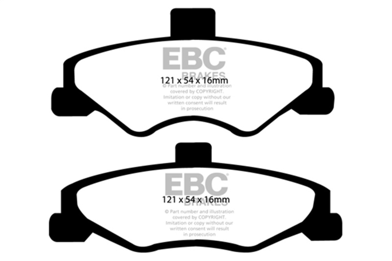 EBC 98-02 Chevrolet Camaro (4th Gen) 3.8 Bluestuff Rear Brake Pads - Image 2