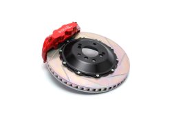 Dinan 01-06 BMW M3 (E46)/06-08 BMW Z4M (E85/E86) Red Caliper/Slotted Brake Set - Front