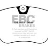 EBC 86-93 Mercedes-Benz 190/190E 2.3 16v Redstuff Front Brake Pads