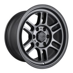 Enkei PF05 15x8 4x100 +25mm Offset Dark Silver Wheel
