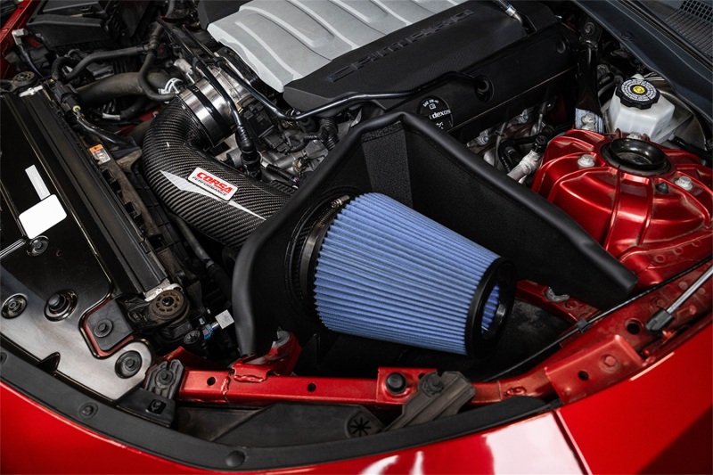 Corsa 16-24 Chevrolet Camaro SS 6.2L V8 Carbon Fiber Open Element Air Intake - Oiled - Image 3
