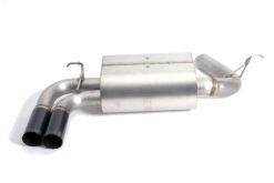 Dinan 12-16 BMW 328i/428i (F30/F31/F32/F33) Free Flow Axleback Exhaust System - Black Tips