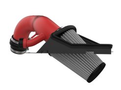 aFe Rapid 15-21 VW GTI L4 2.0L Induction Red Edition Cold Air Intake System w/ Pro DRY S Filter - Image 4