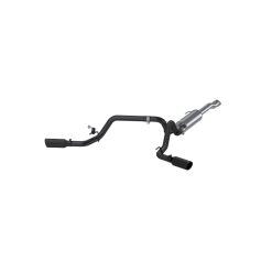 Alternative view of MBRP 2016 Toyota Tacoma 3.5L 3in Cat Back Dual Split Side Black