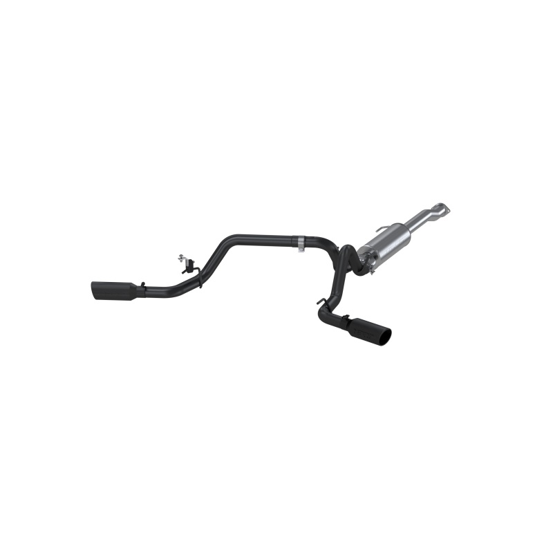 MBRP 2016 Toyota Tacoma 3.5L 3in Cat Back Dual Split Side Black - Image 2
