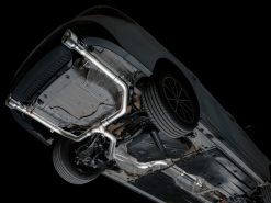 Alternative view of AWE Tuning 22-25 Volkswagen Jetta GLI Track Edition Exhaust - Chrome Silver Tips
