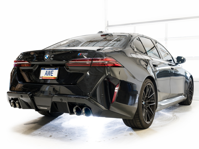 AWE Tuning BMW G90/G99 M5 Touring Edition Cat-Back Exhaust - Chrome Silver Tips - Image 14