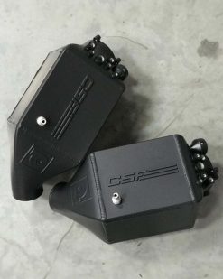 CSF 12-16 BMW M5 (F10) / 12-18 BMW M6 (F06/F12/F13) Twin Charge-Air-Cooler Set - Thermal Black