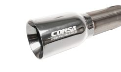 Alternative view of Corsa 17-22 Chevrolet Colorado ZR2 3.6L V6 3in Sport Cat-Back Exhaust - 4in USA Flag Tip