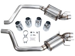 AWE Tuning C6 Chevrolet Corvette Z06/ZR1 Touring Edition Axle-Back Exhaust w/ Chrome Silver Tips - Image 10