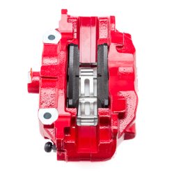 Alcon 2007+ Jeep JK-JL 330x22mm Rotors 4-Piston Calipers Rear Brake Kit (Includes Brake Lines) - Red - Image 4
