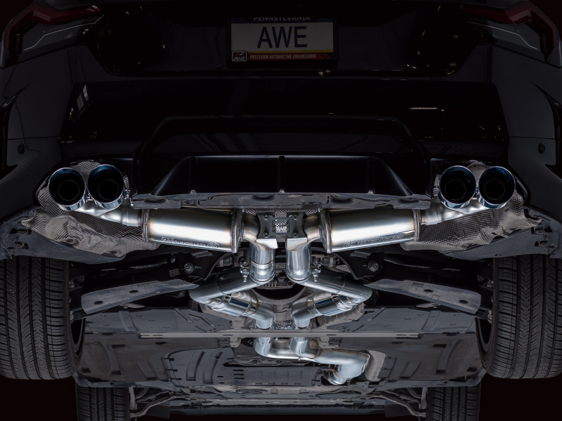 AWE Tuning 22-26 BMW M240i (G42) Touring Edition Exhaust - Chrome Silver Tips - Image 21