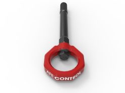 aFe CONTROL Front Tow Hook Red - Image 3