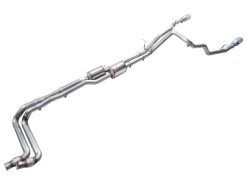 AWE Tuning 2025+ RAM 1500 3.0TT Rebel 0FG Cat-Back Exhaust w/ Chrome Silver Tips - Image 8