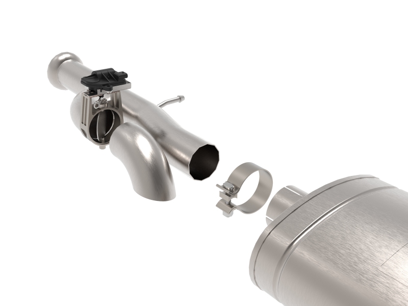 aFe Gemini XV Cat-Back Exhaust System GM Trucks 09-18 V6-4.3/V8-4.8/5.3L- Cut-Out Polished - Image 3