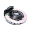 Dinan 04-10 BMW 5/6-Series (E60/E63/E64) Black Caliper/Slotted Brake Set - Front