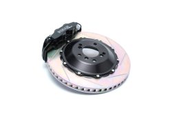 Dinan 06-10 BMW M5/M6 (E60/E63/E64) Black Caliper/Slotted Brake Set - Rear