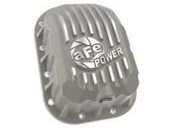 Alternative view of aFe POWER Street Series Engine Oil Pan Raw w/ Machined Fins Jeep Wrangler (JL)/Gladiator 18-25 V6