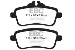 Alternative view of EBC 13-16 Mercedes-Benz GL63 AMG 5.5 Twin Turbo Bluestuff Rear Brake Pads