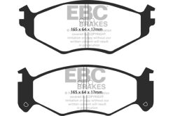 Alternative view of EBC 91-95 Chrysler LeBaron 2.5 (15in Wheels) Yellowstuff Front Brake Pads