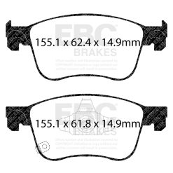 EBC 2018+ Honda Accord Sedan 1.5T Greenstuff Front Brake Pads