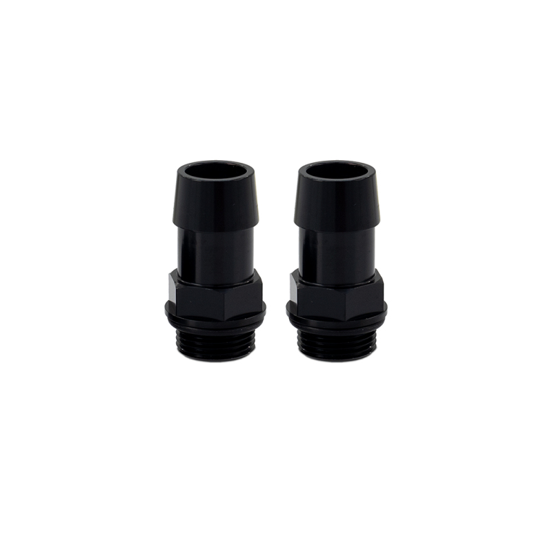 Mishimoto 2pcs. M20x1.5 3/4in Aluminum Catch Can Fitting - Black - Image 2