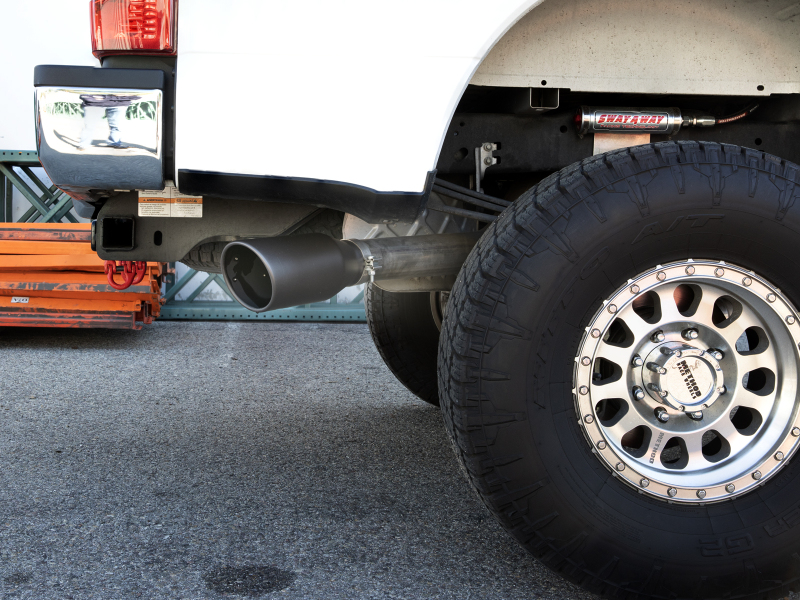 aFe MACHForce XP 4in Cat-Back SS-409 Exhaust w/ Black Tips 2017 Ford Super Duty F-250/F-350 V8-6.2L - Image 3