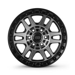 Enkei Trail-Tracker 17x8.5 / 6x139.7 BP / ET20 / 106.1mm Bore - Matte Black Machined Wheel