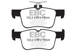 Alternative view of EBC 13+ Ford Fusion 1.6 Turbo Yellowstuff Rear Brake Pads