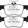 EBC 13+ Ford Fusion 1.6 Turbo Ultimax2 Rear Brake Pads