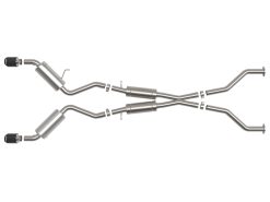 Alternative view of aFe Takeda Cat-Back Exhaust System Nissan 370Z 09-20 V6-3.7L- Carbon Tip