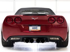 AWE Tuning 09-13 Chevrolet Corvette 6.2L Touring Edition Axle-Back Exhaust w/ Diamond Black Tips - Image 4