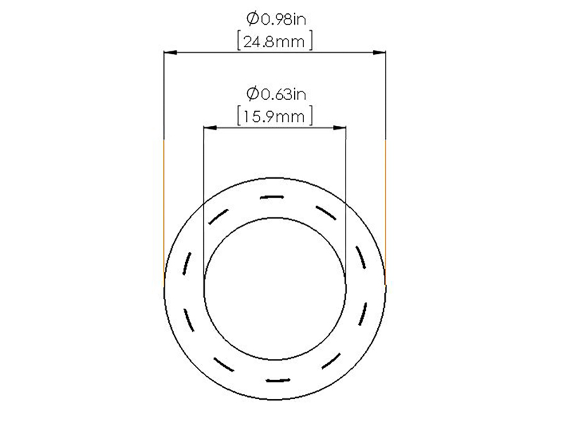 aFe Magnum FORCE Replacement Fuel Hose 5/8 IN ID x 36 IN L - Image 4