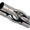 Borla Universal Hydroformed Switchfire X-Pipe 3in ID 3in OD Outlets W/O Notches