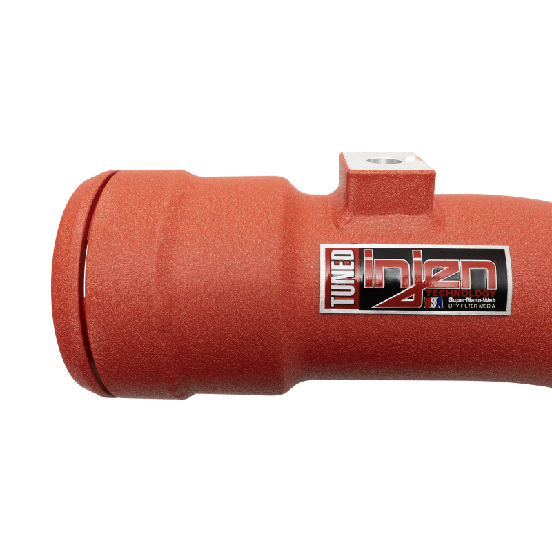 Injen 17-22 Ford F250/F/350/F-450/F-550 V8-6.7L Turbo Diesel Wrinkle Red Intercooler Piping Kit - Image 3