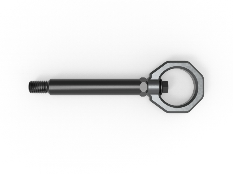 aFe 23-25 BMW M2 (G87) CONTROL Front / Rear Tow Hook - Gray - Image 4