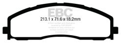 EBC 13+ Ford F250 (inc Super Duty) 6.2 (2WD) Ultimax2 Front Brake Pads