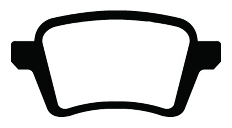 EBC 13+ Fiat 500L 1.4 Turbo Yellowstuff Rear Brake Pads - Image 2