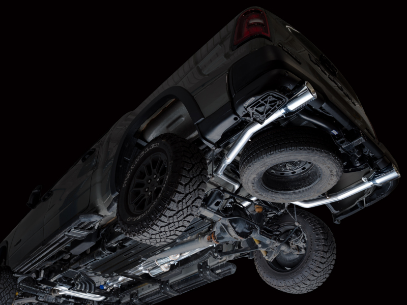 AWE Tuning 2025+ RAM 1500 3.0TT Rebel 0FG Cat-Back Exhaust w/ Chrome Silver Tips - Image 11