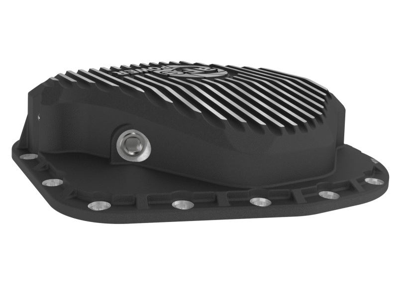 aFe POWER Pro Series Rear Diff Cover Black w/ Machined Fins Ford F-250/350 23-26 (Sterling 11.6) - Image 6